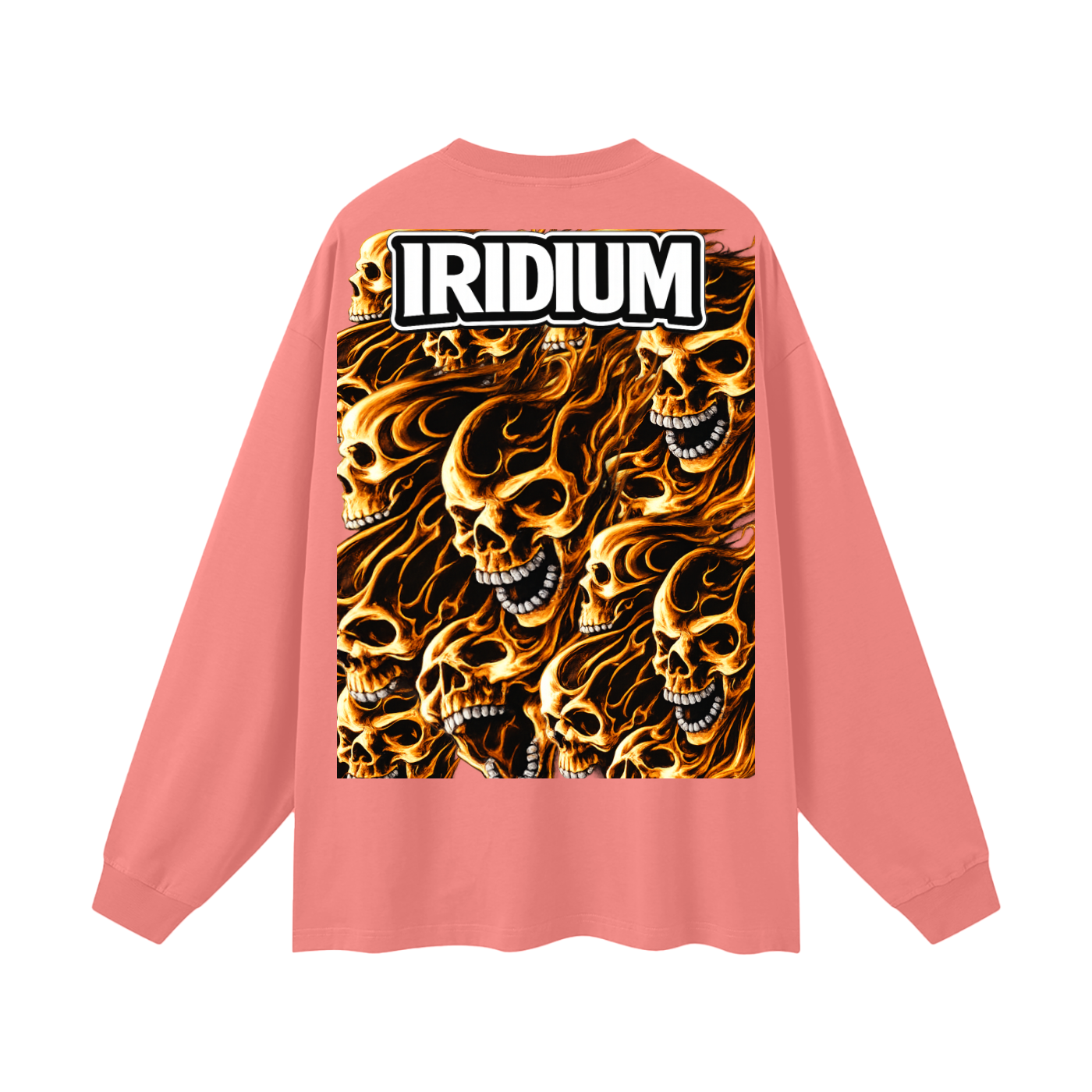 Skull Flame Long Sleeve T-Shirt