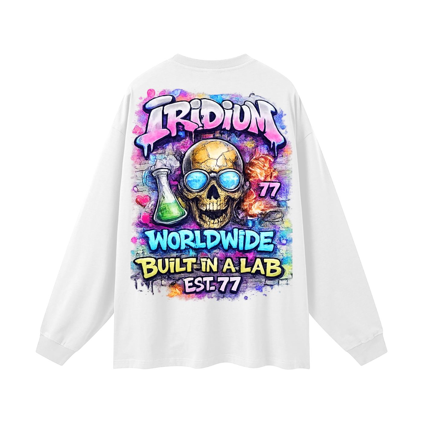 Graffiti Oversized Unisex Long Sleeve T-Shirt