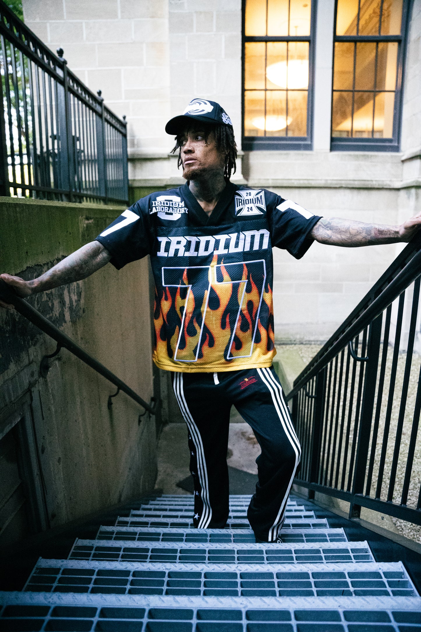 Flame Football jersey