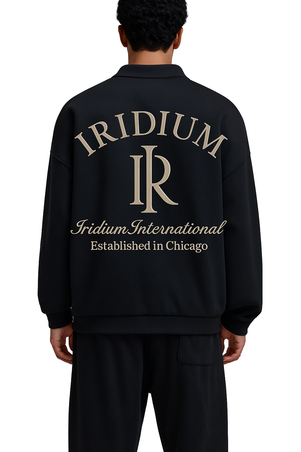 Iridium  Fleece Polo Sweatshirt