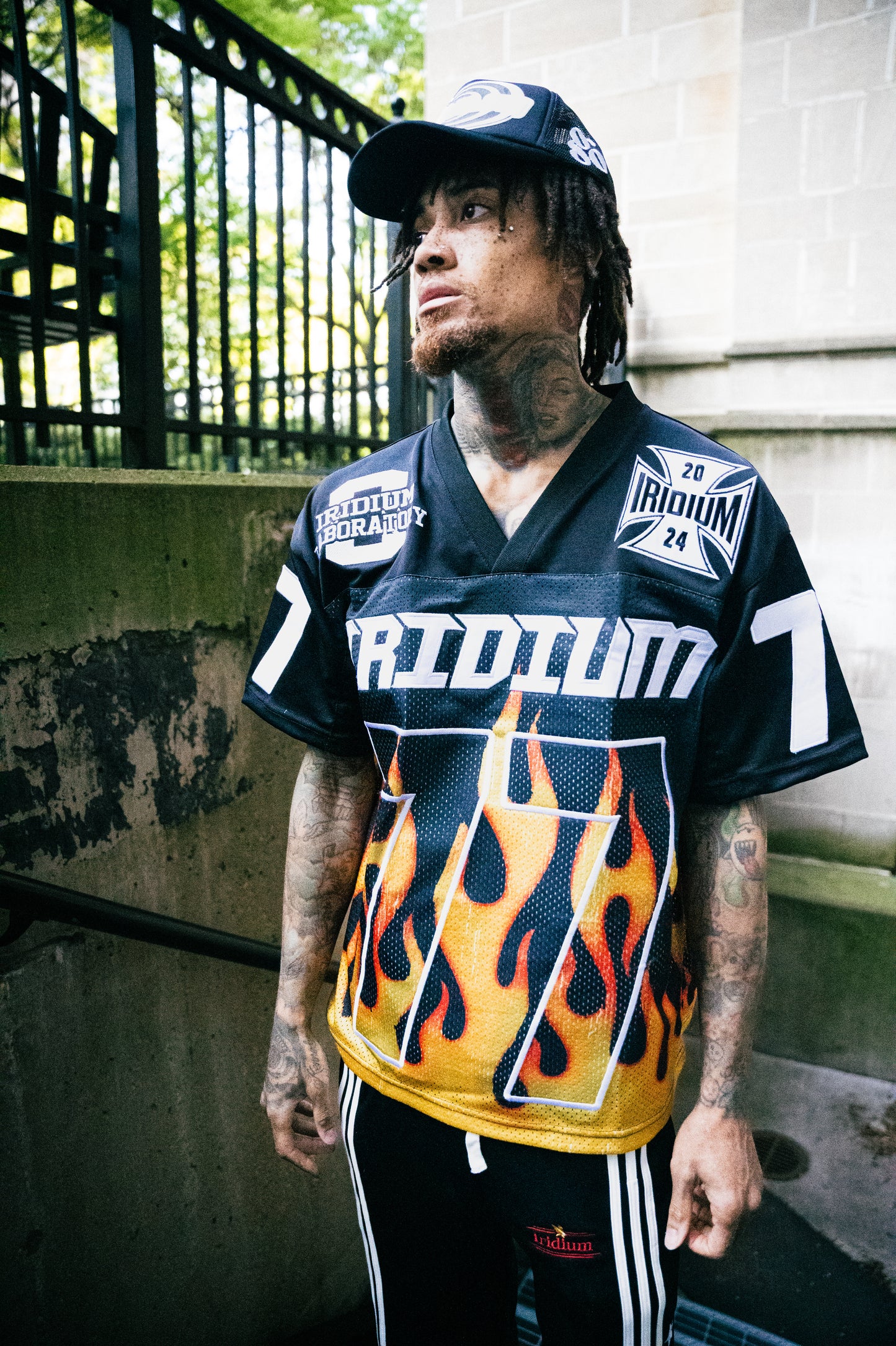 Flame Football jersey