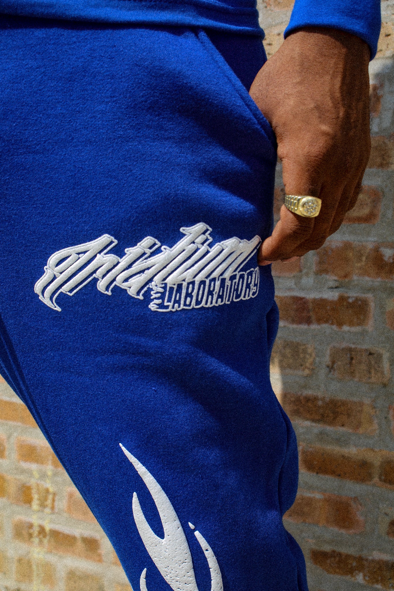“Royal Blue” Motor Flare Joggers