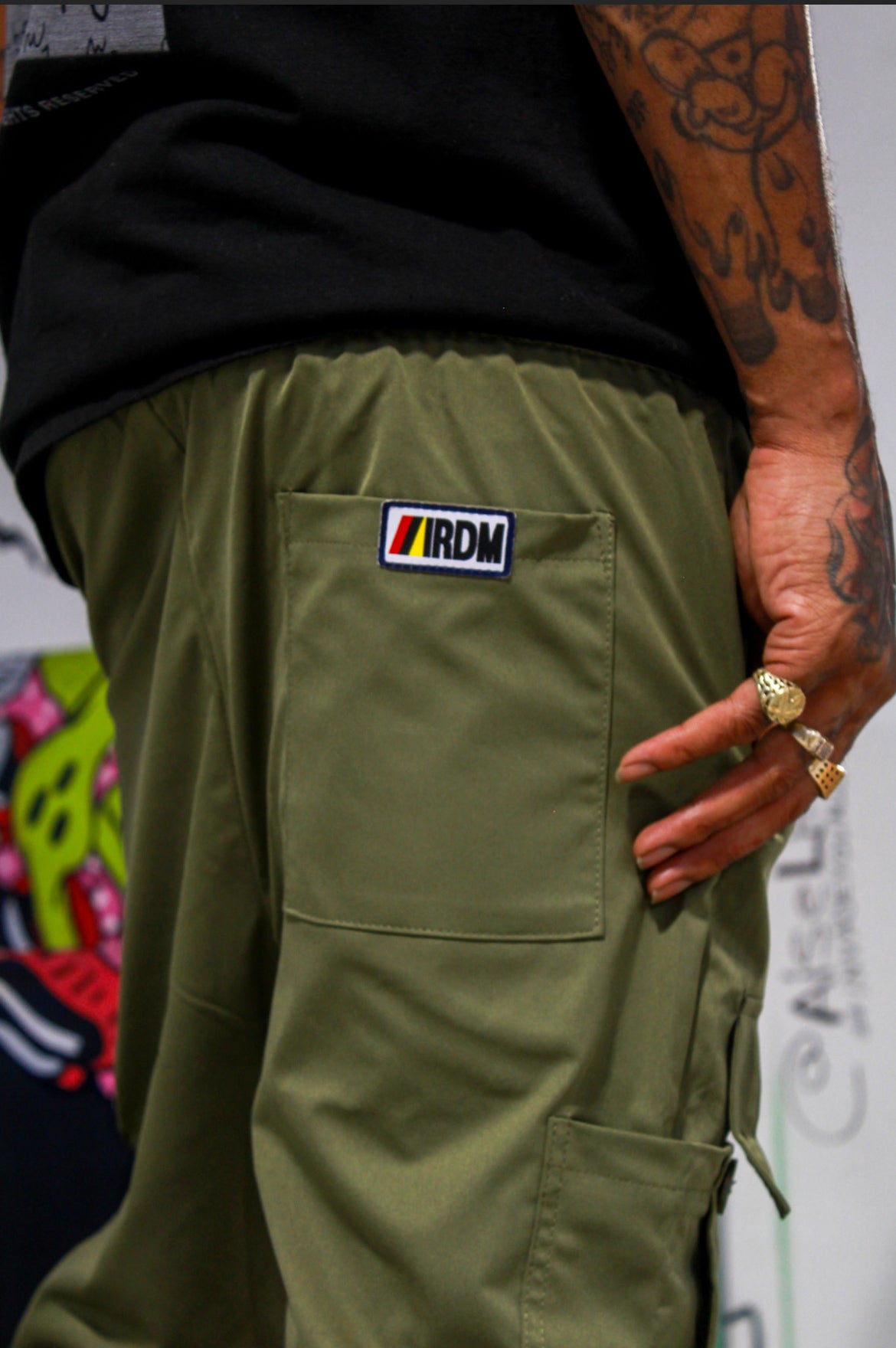 78% green cargo pants