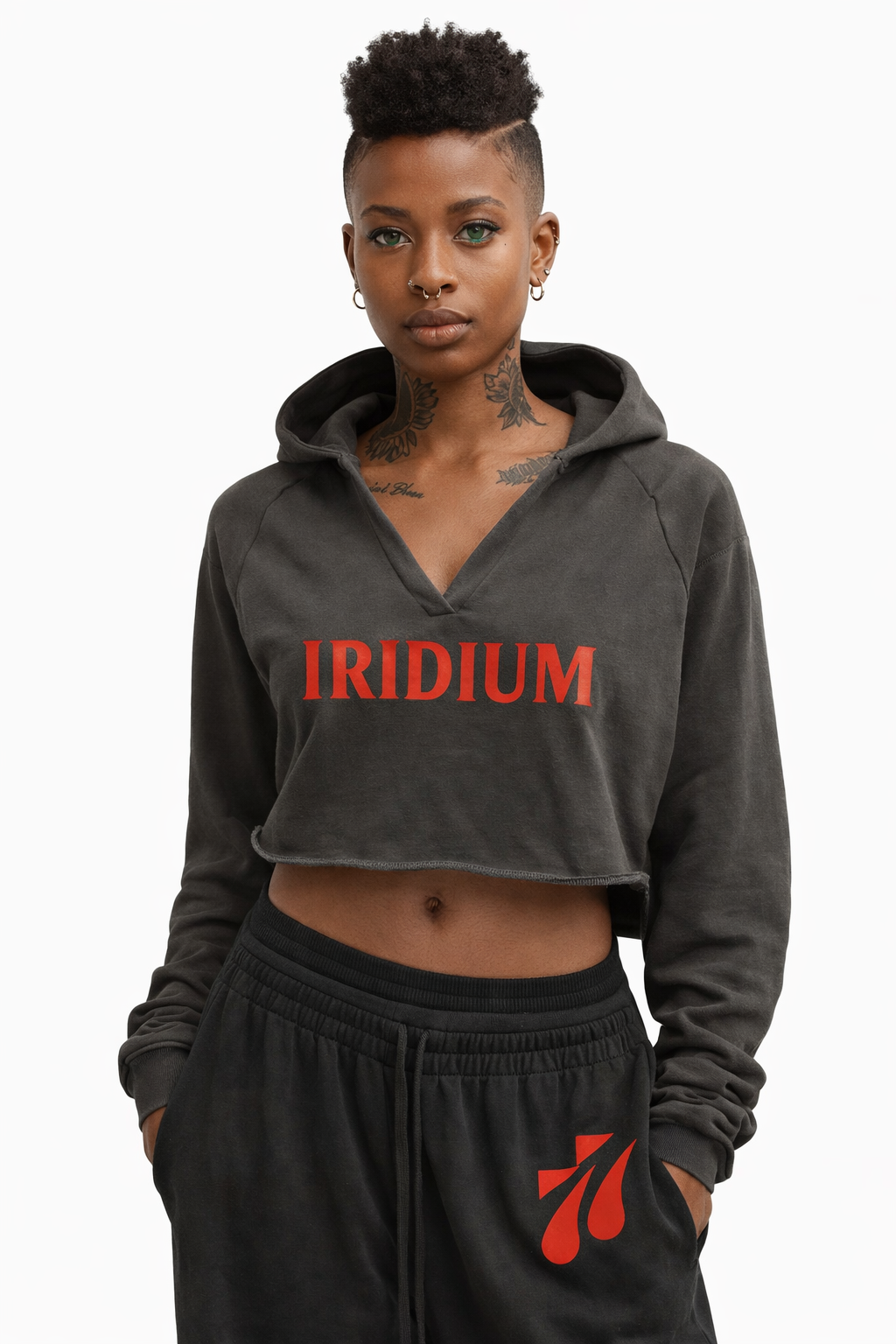 Shawty 77 Vintage Washed Raw Edge Hoodie