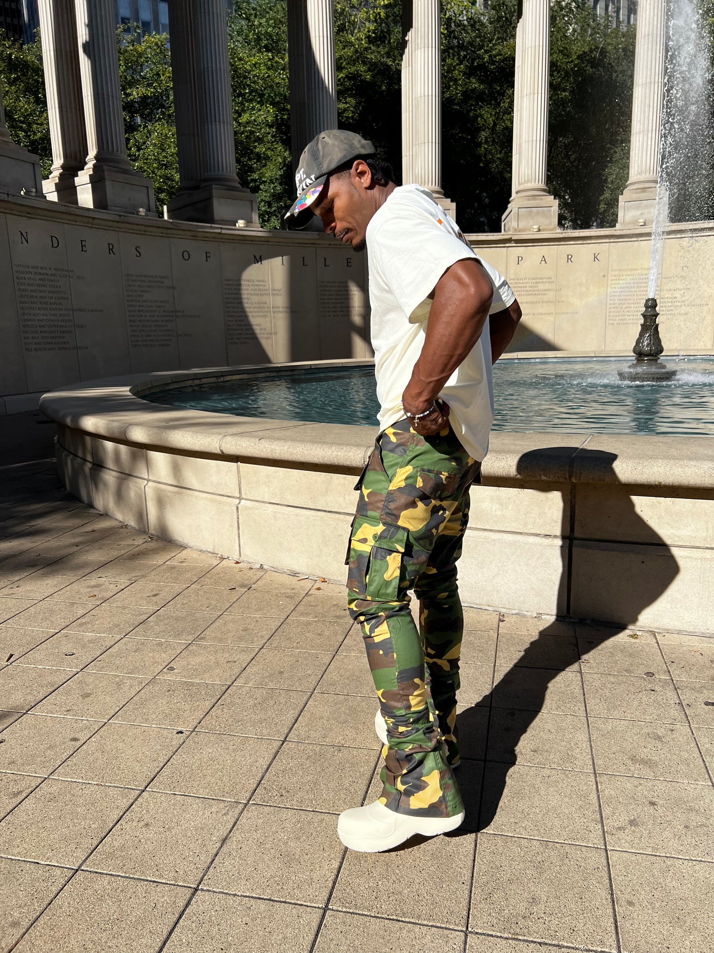 Camo Stacked Cargo Pants 2.0