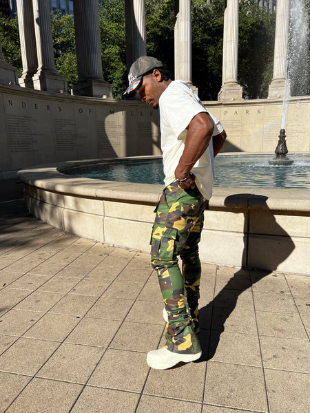 Camo Stacked Cargo Pants 2.0