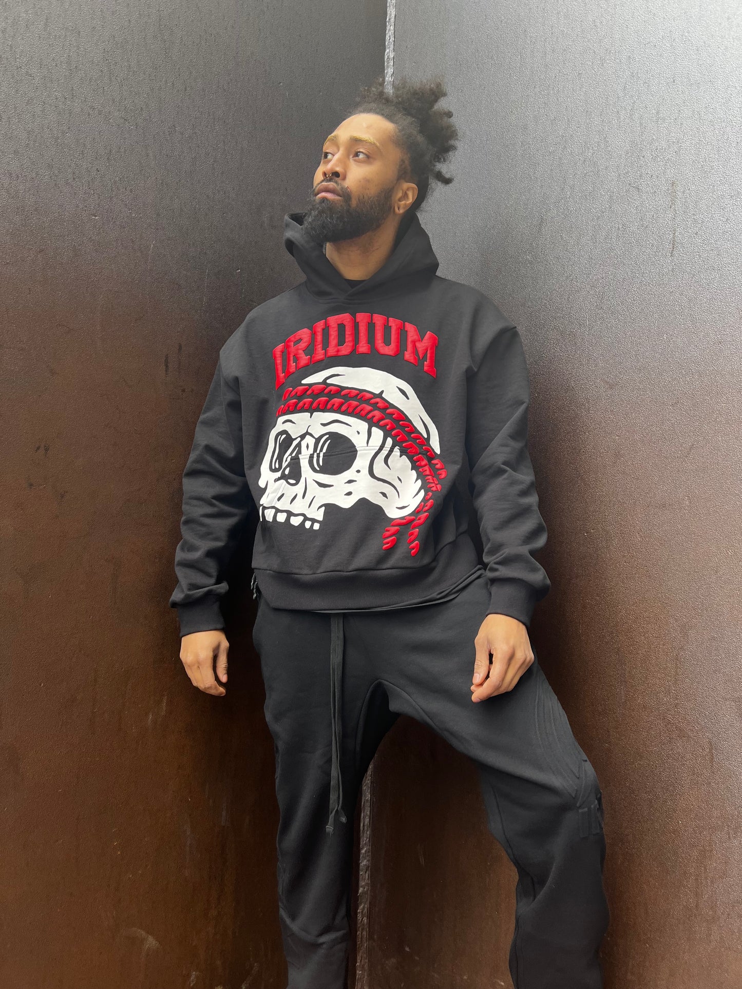 Red Skully Hoodie