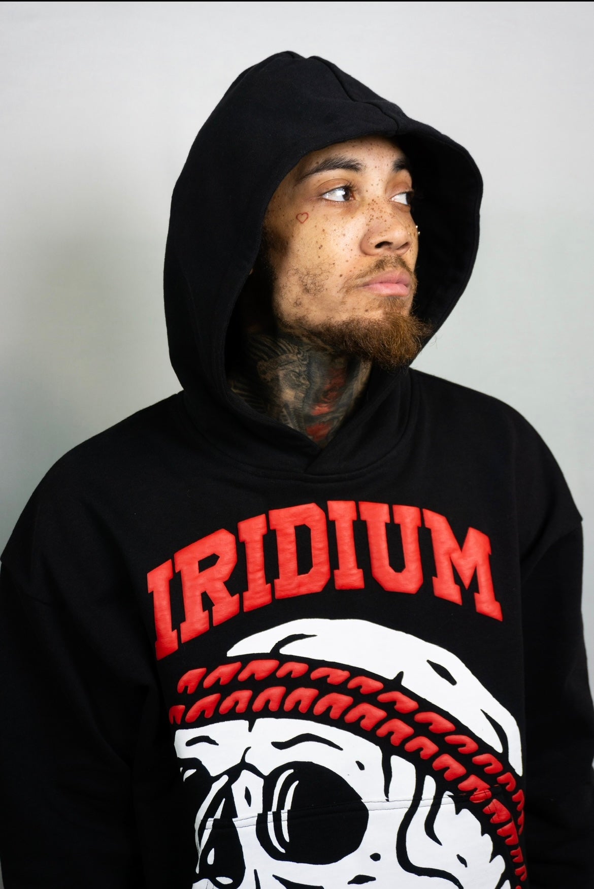 Red Skully Hoodie