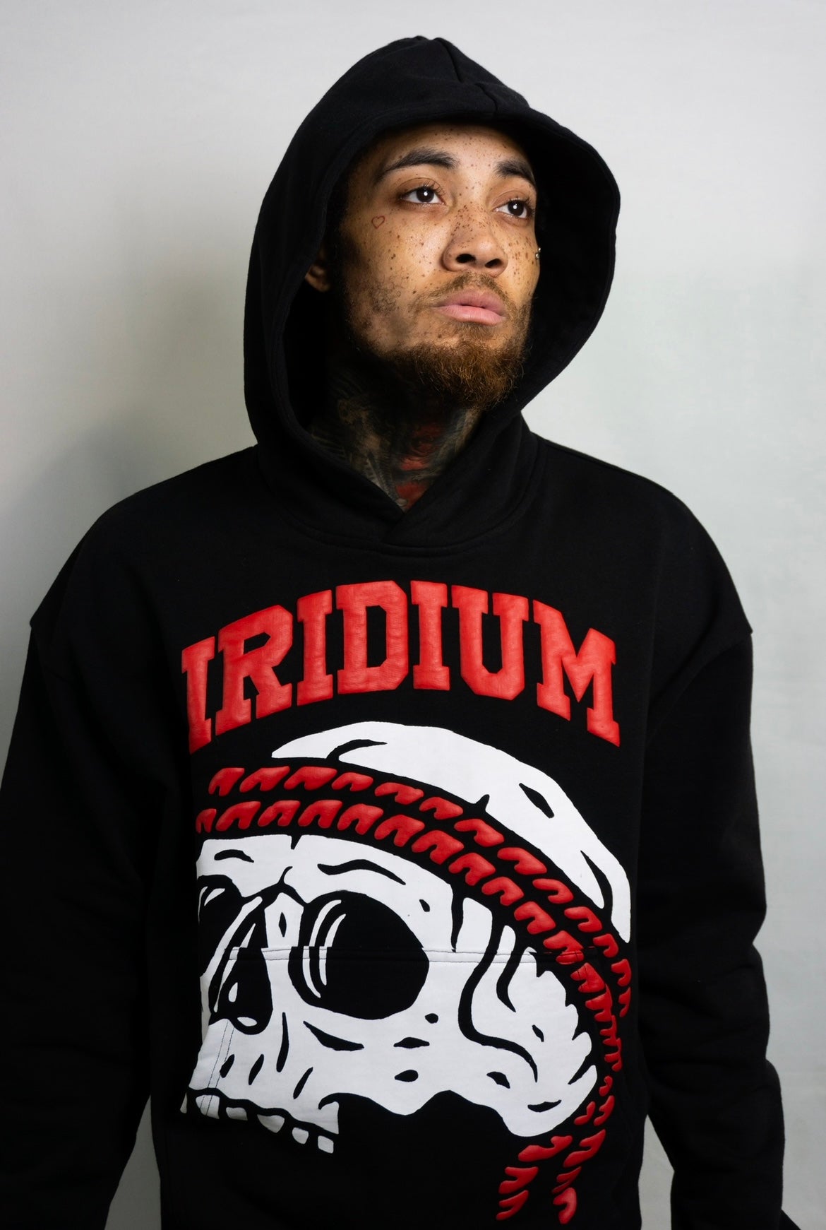 Red Skully Hoodie