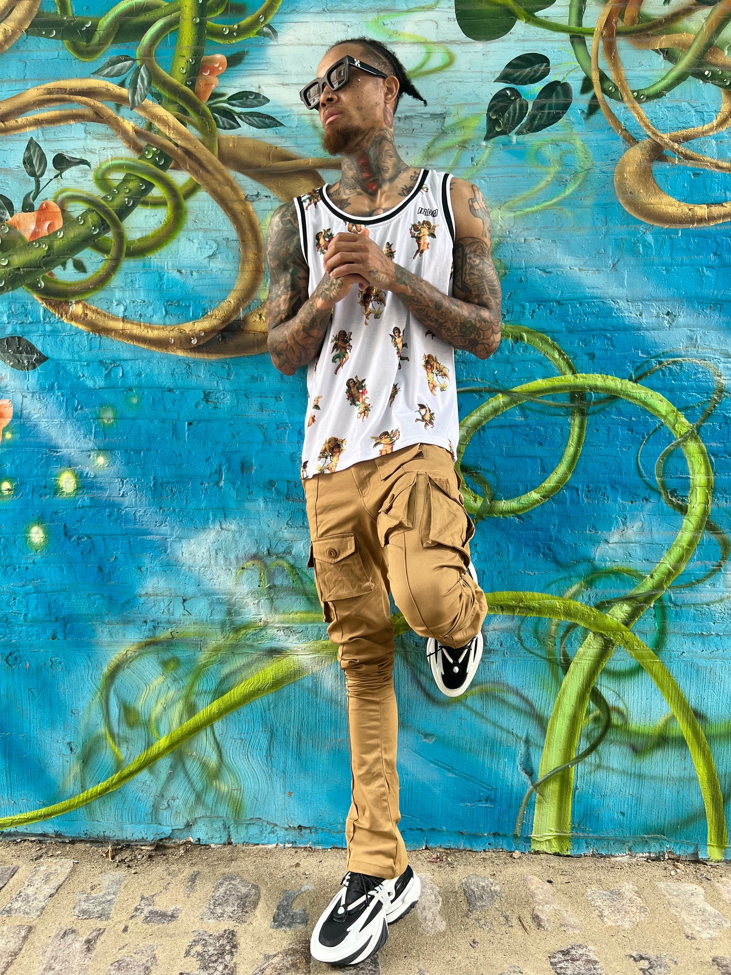 Khaki 2.0 Stacked Cargo Pants