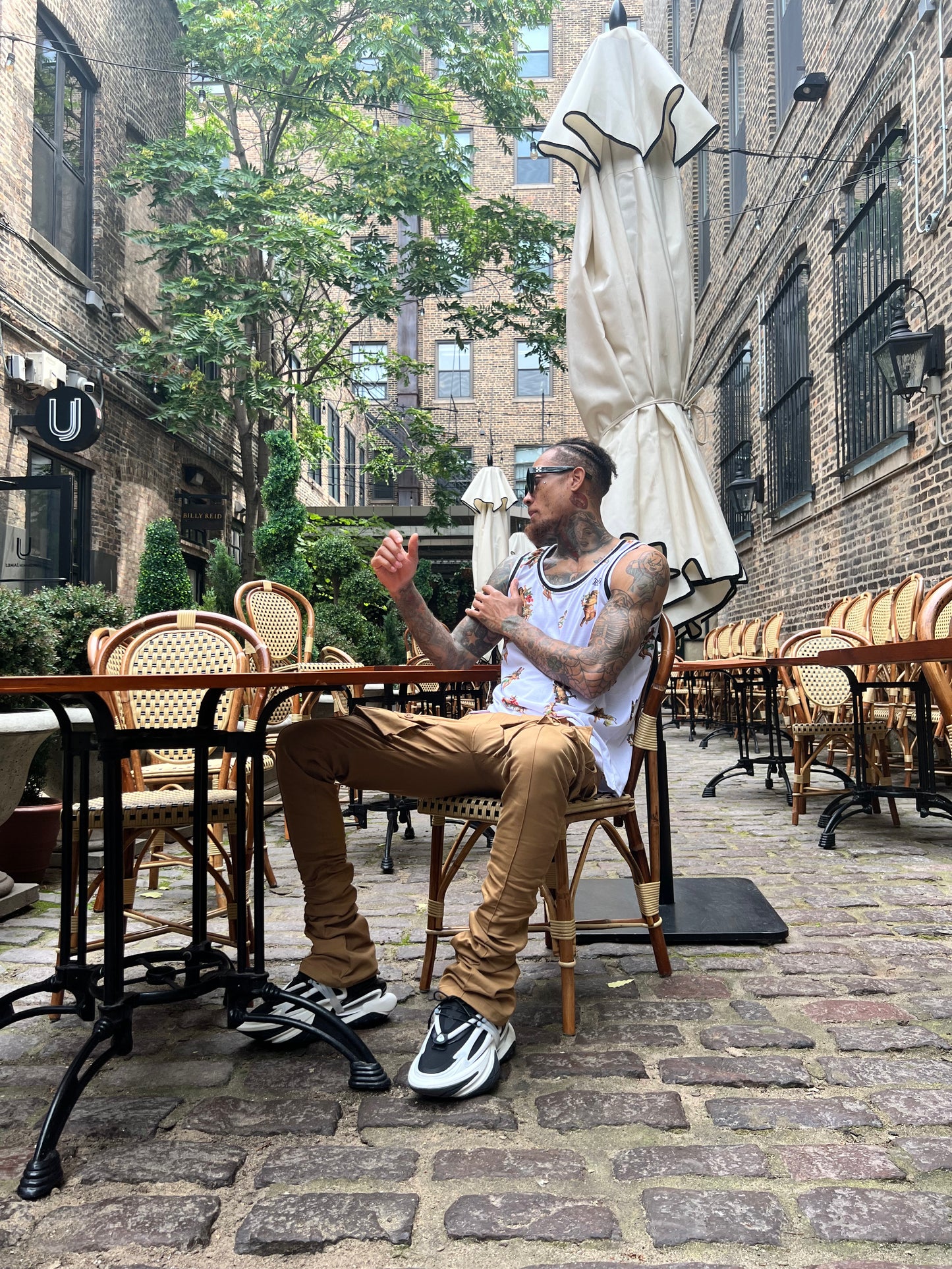 Khaki 2.0 Stacked Cargo Pants