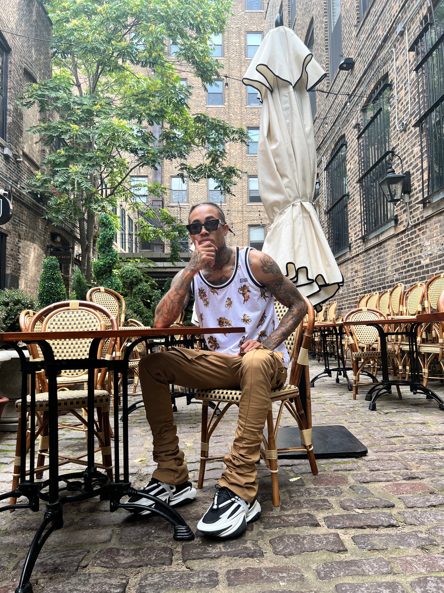 Khaki 2.0 Stacked Cargo Pants