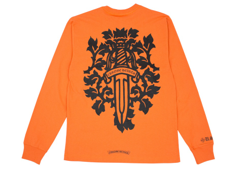 Buy Chrome Hearts Dagger T-Shirt 'Orange' - 1383 100000103DTS ORAN