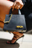 Onyx small leather bag  (Free shipping )