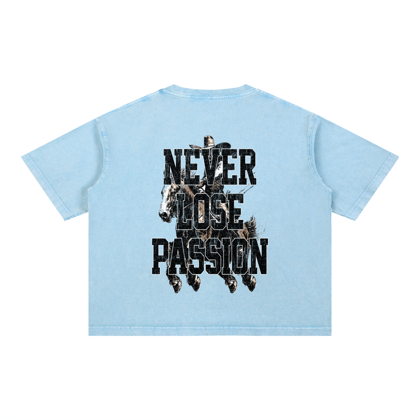 Riders Egde Mineral Wash Boxy Cotton T-Shirt