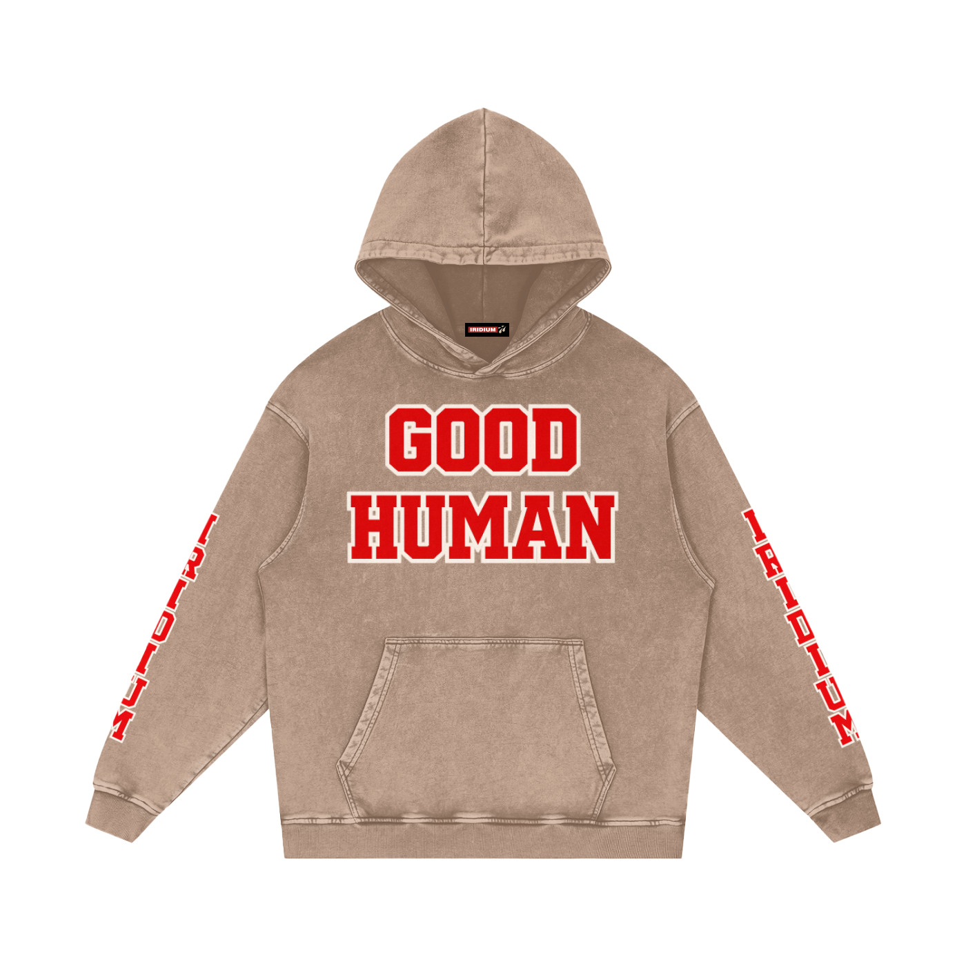 GH Snow Washed Loose Cotton Hoodie