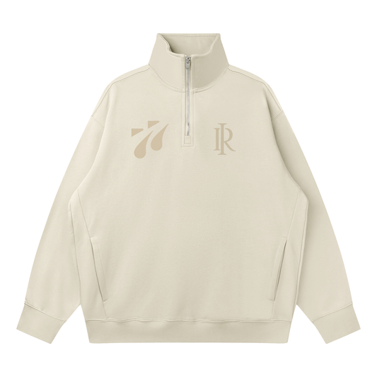 IR Quarter-Zip Drop Shoulder Sweatshirt