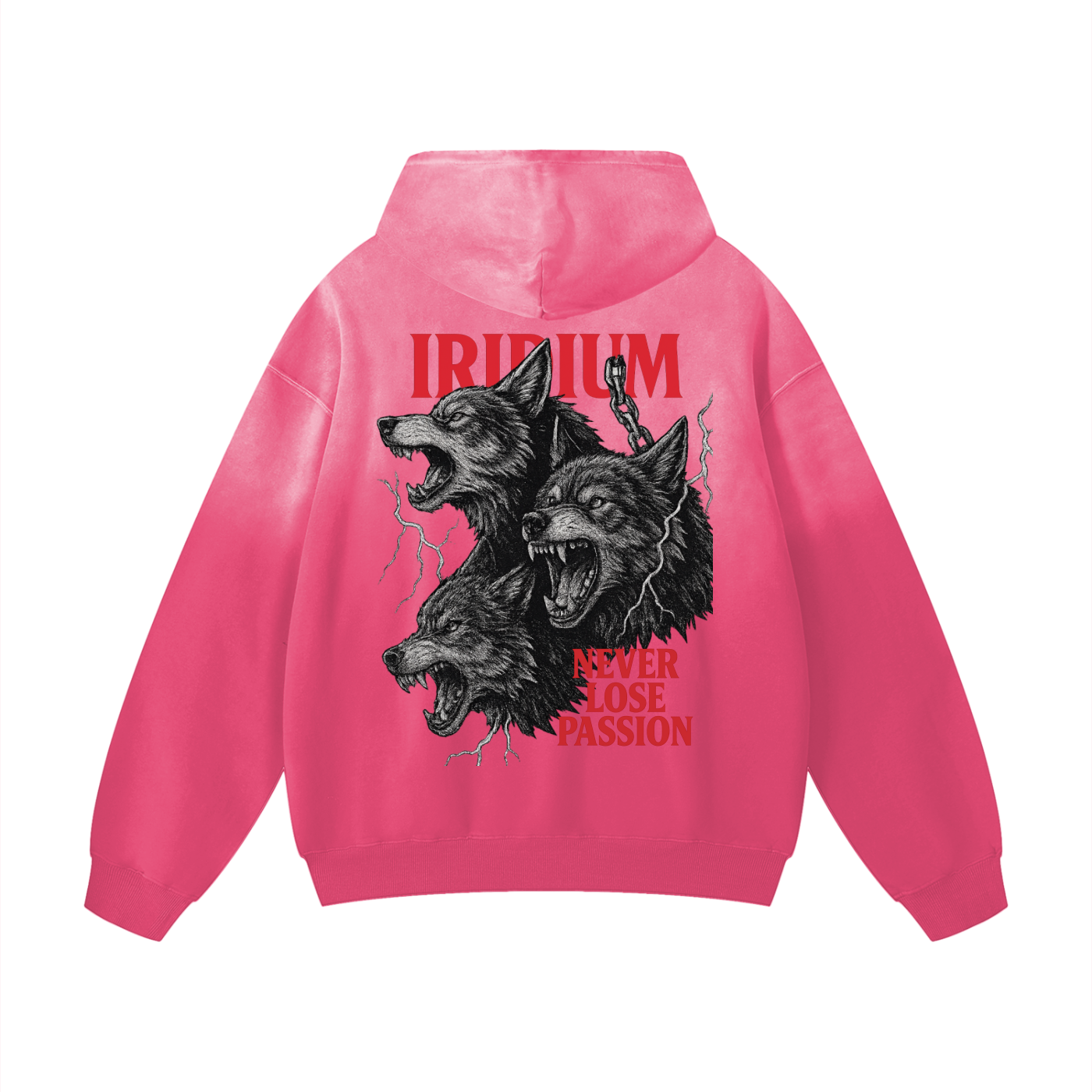 Wolves Sunfade Oversized Hoodie