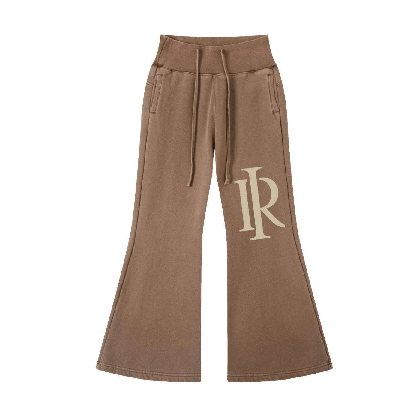 My Boo Vintage Washed Flared Fleece Pants