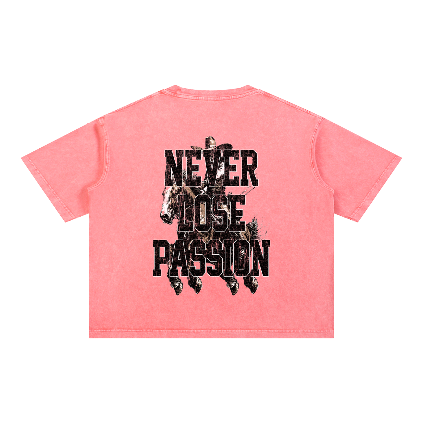 Riders Egde Mineral Wash Boxy Cotton T-Shirt