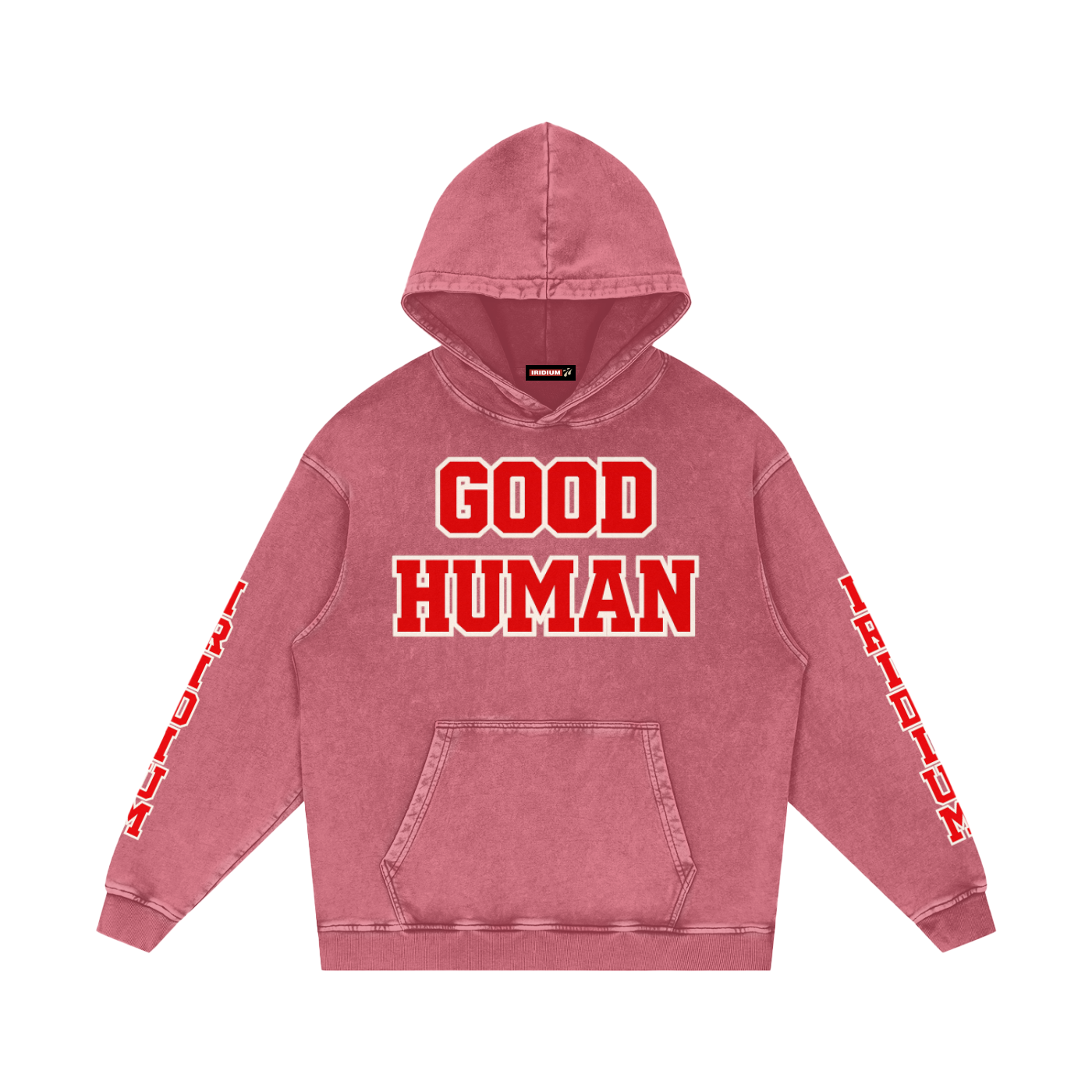 GH Snow Washed Loose Cotton Hoodie