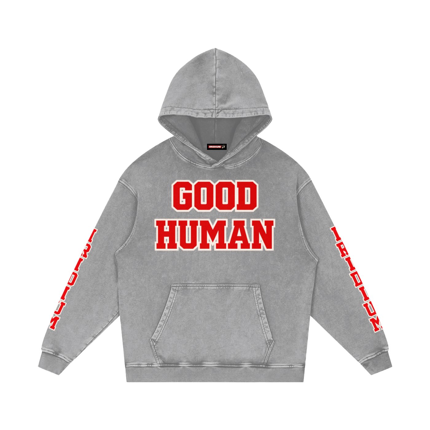 GH Snow Washed Loose Cotton Hoodie