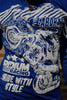 “Royal Blue” Motor Long Sleeve T