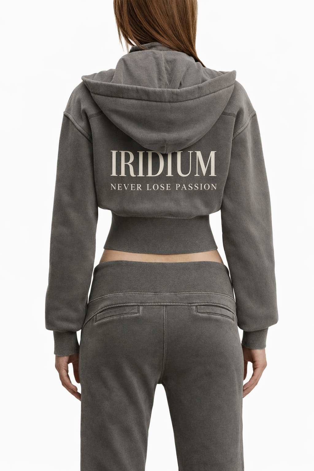 My Boo Washed Cropped Fleece Hoodie