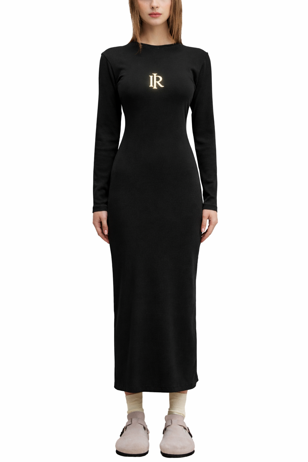 IR Washed Slit Maxi Dress