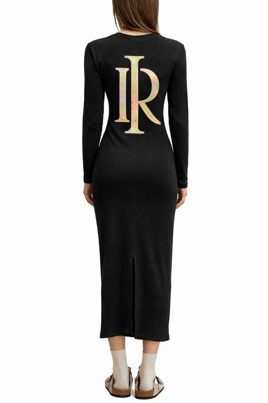 IR Washed Slit Maxi Dress