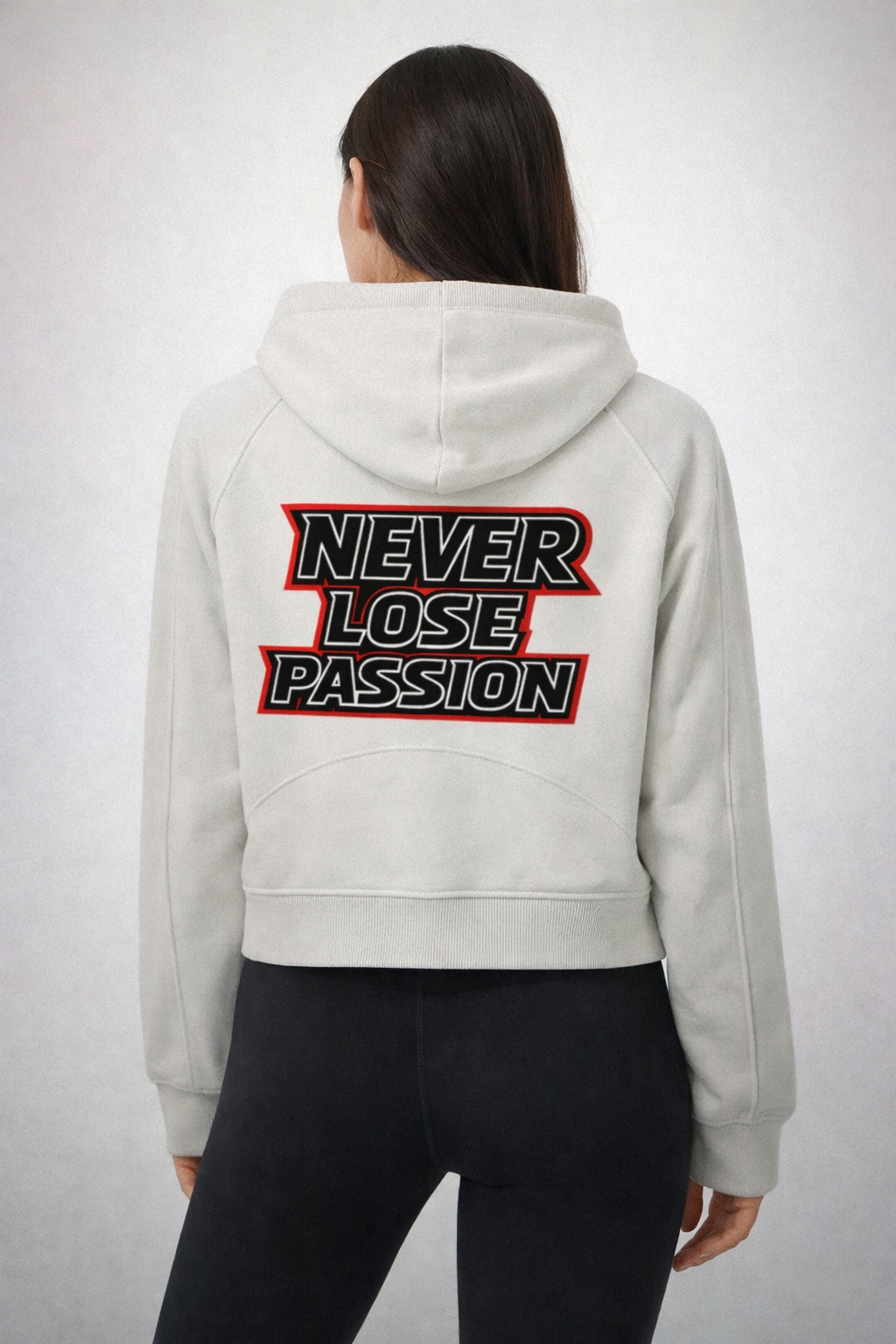 IR Cropped Half-Zip Hoodie