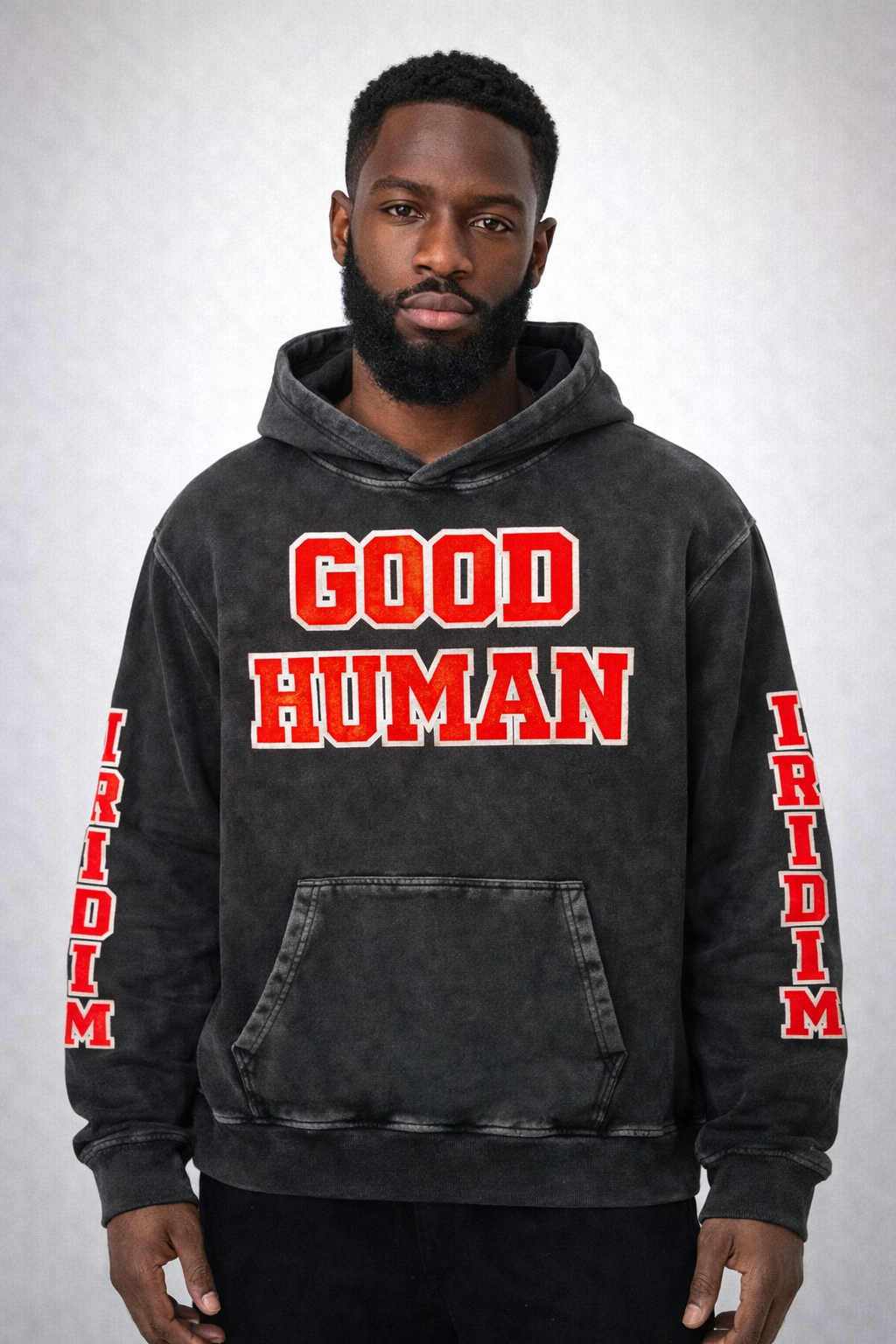 GH Snow Washed Loose Cotton Hoodie