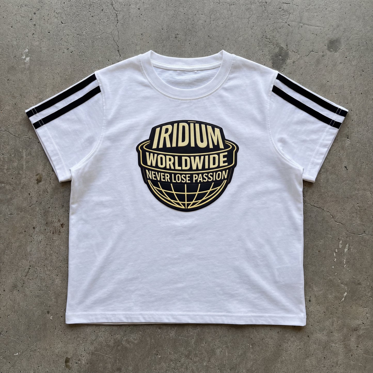 World WIDE Women's Varsity Stripe T-Shirt