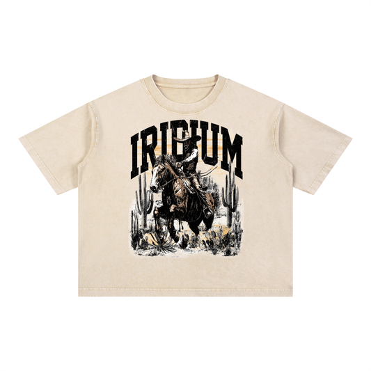Riders Egde Mineral Wash Boxy Cotton T-Shirt