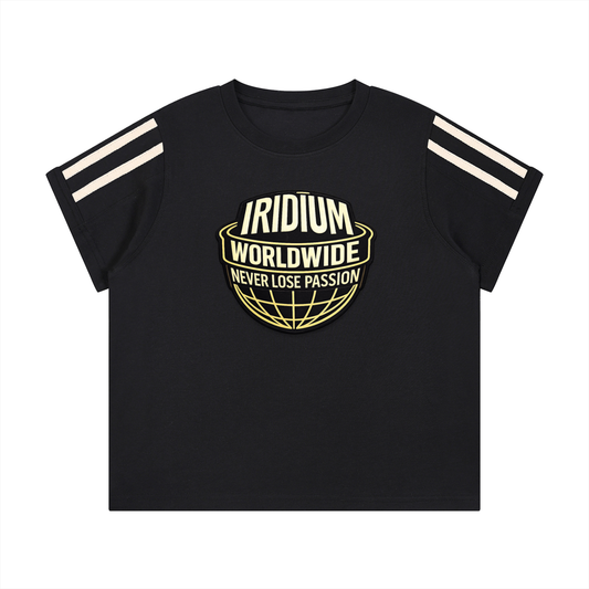 World WIDE Women's Varsity Stripe T-Shirt