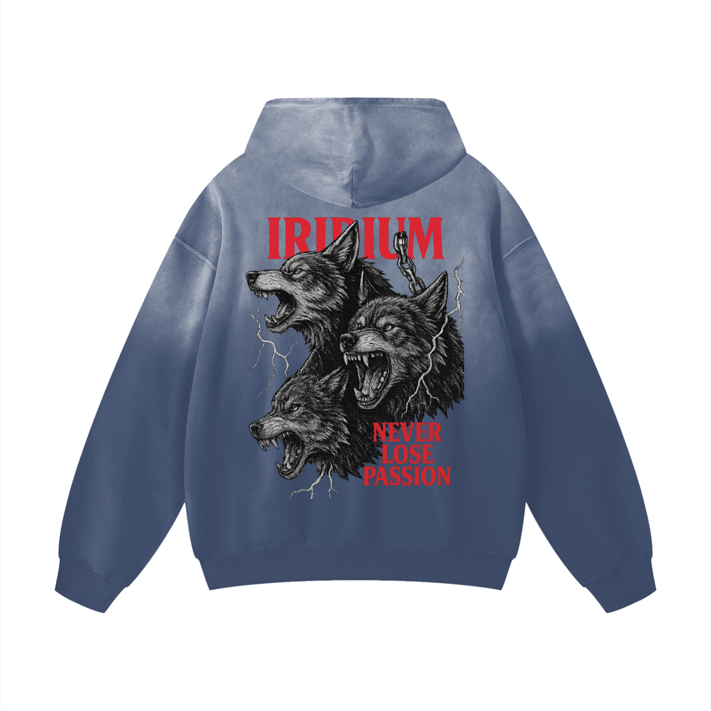 Wolves Sunfade Oversized Hoodie