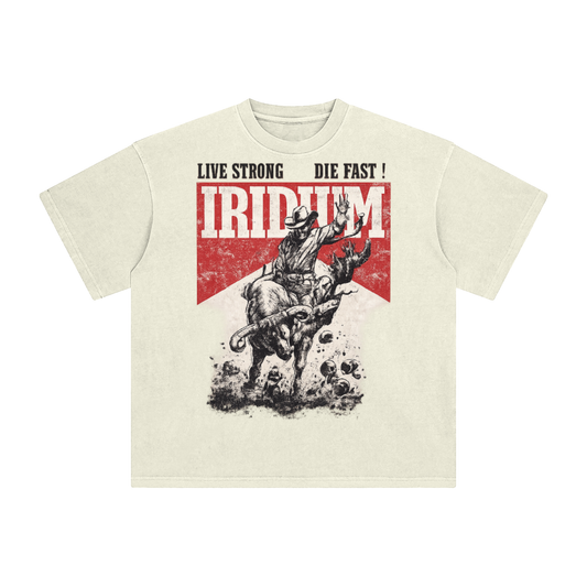 BUll RIDE Washed T-Shirt