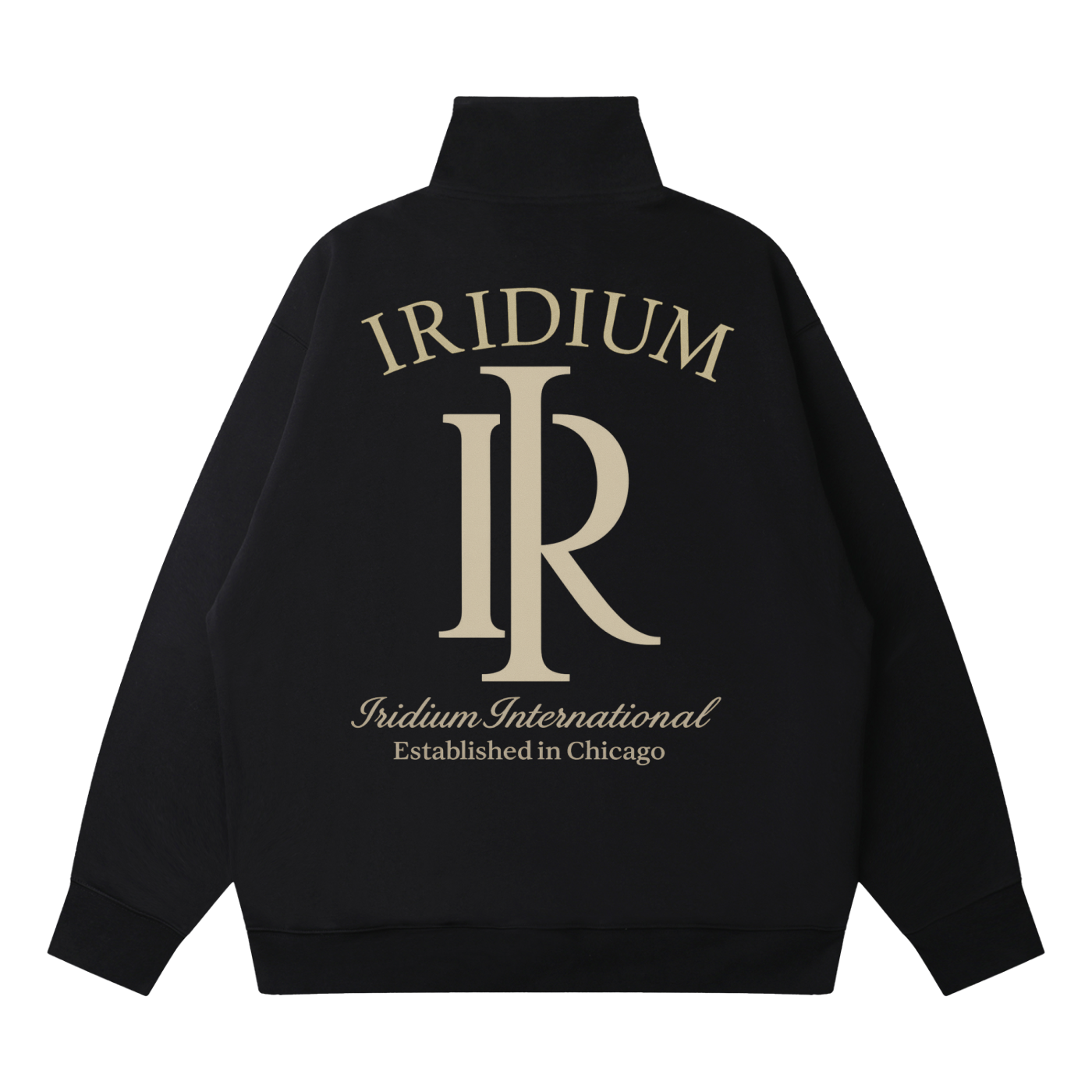 IR Quarter-Zip Drop Shoulder Sweatshirt