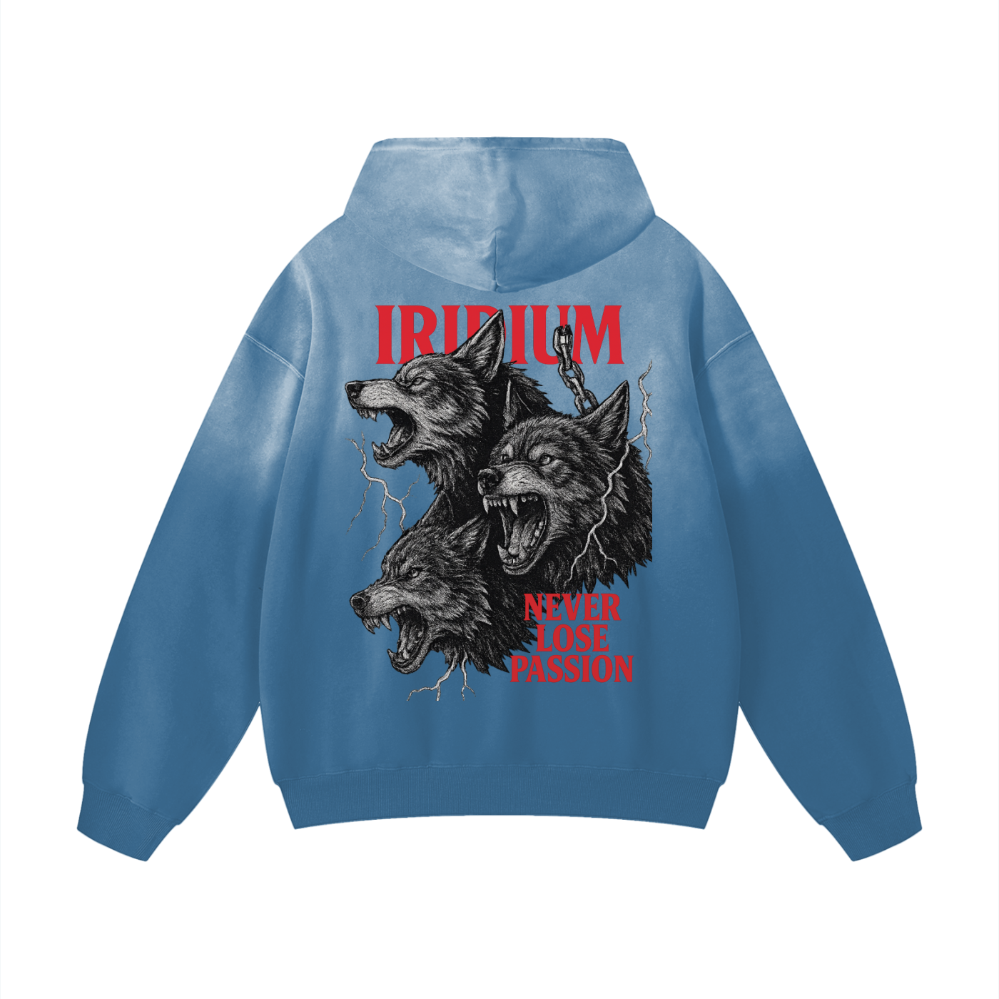 Wolves Sunfade Oversized Hoodie