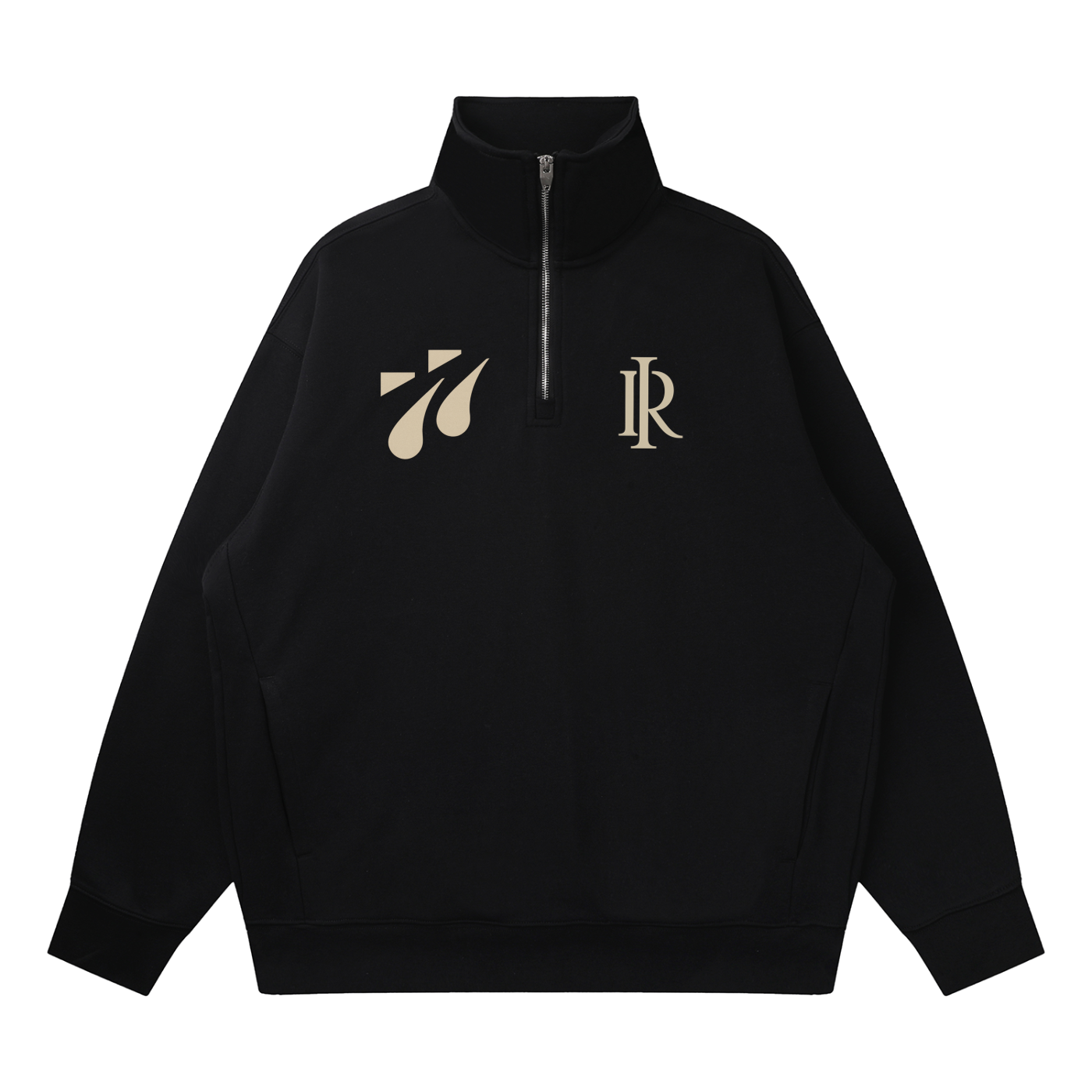 IR Quarter-Zip Drop Shoulder Sweatshirt