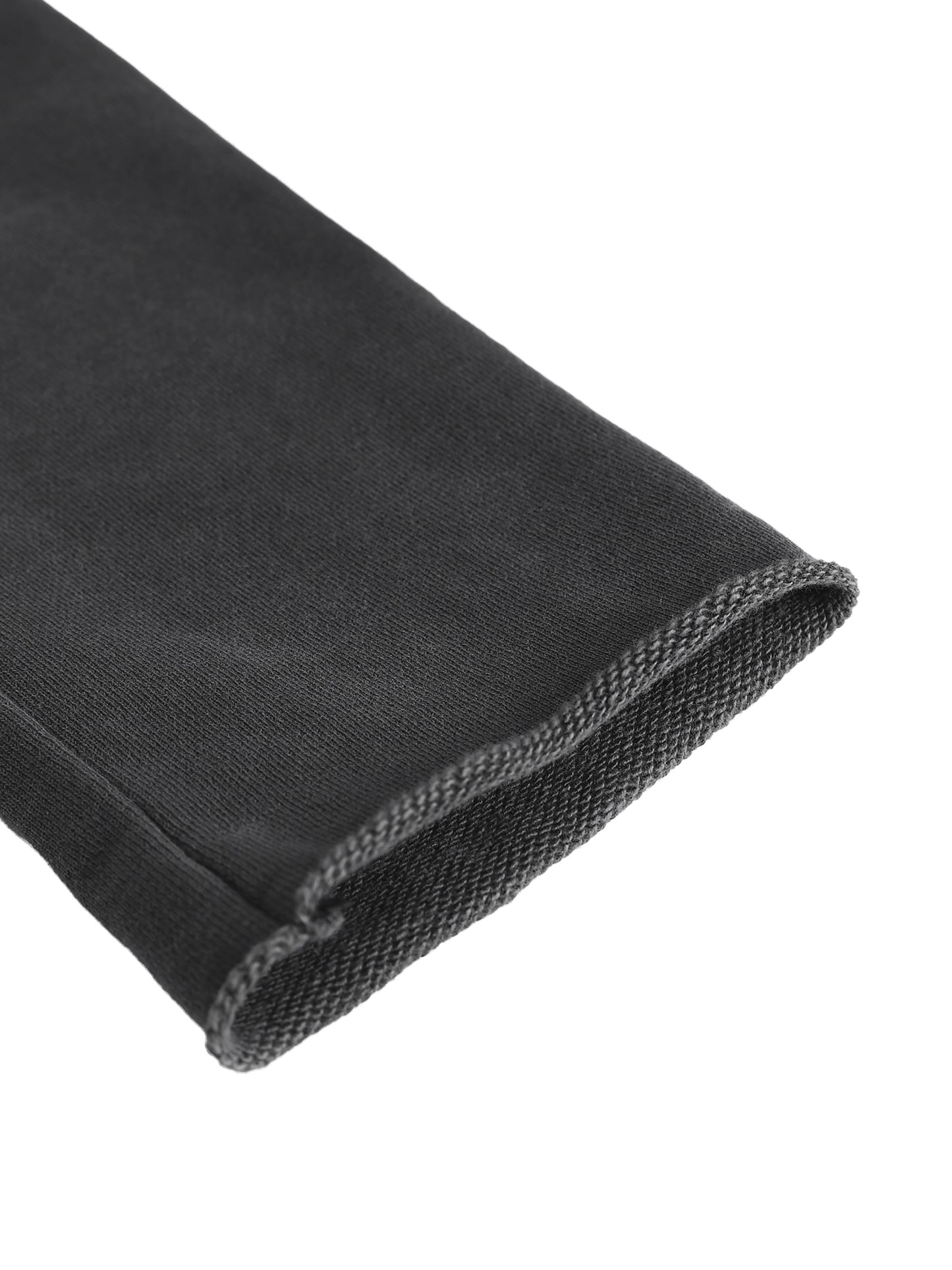 Shawty black Washed Raw Edge Hoodie