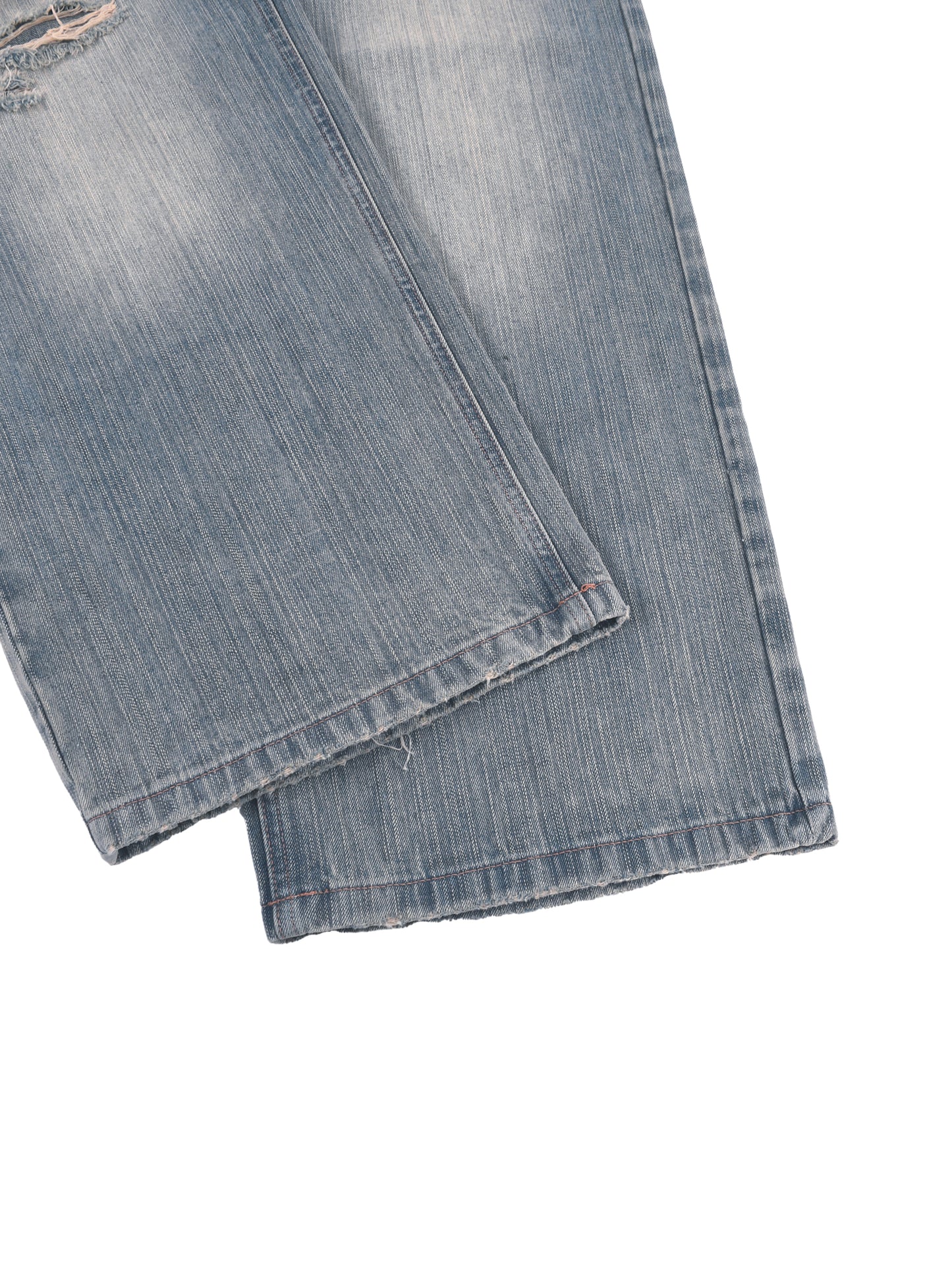 Pressure Again Vintage Wash Distressed Denim Jeans