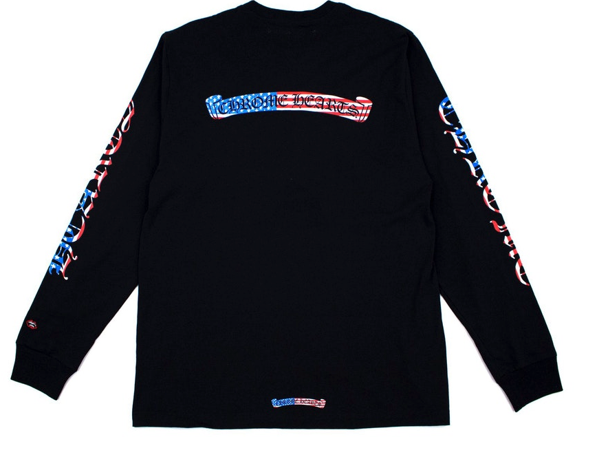 Chrome Hearts USA Banner Tee L/S (Black) – Iridium Clothing Co