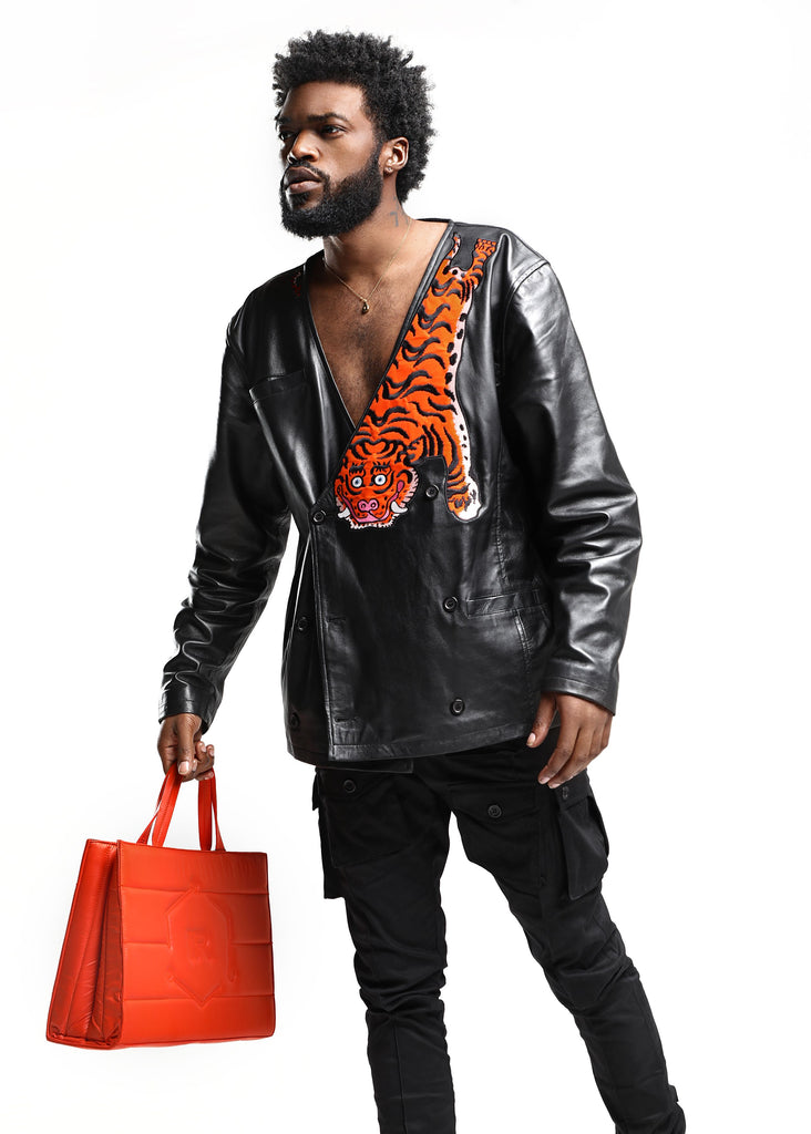 Leather Tiger Jacket | Tiger-Universe