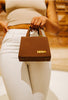 Wood Chip small leather bag  (Free shipping )