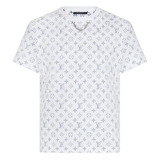 Louis Vuitton Monogram Womens Shirts & Blouses, White, IT34